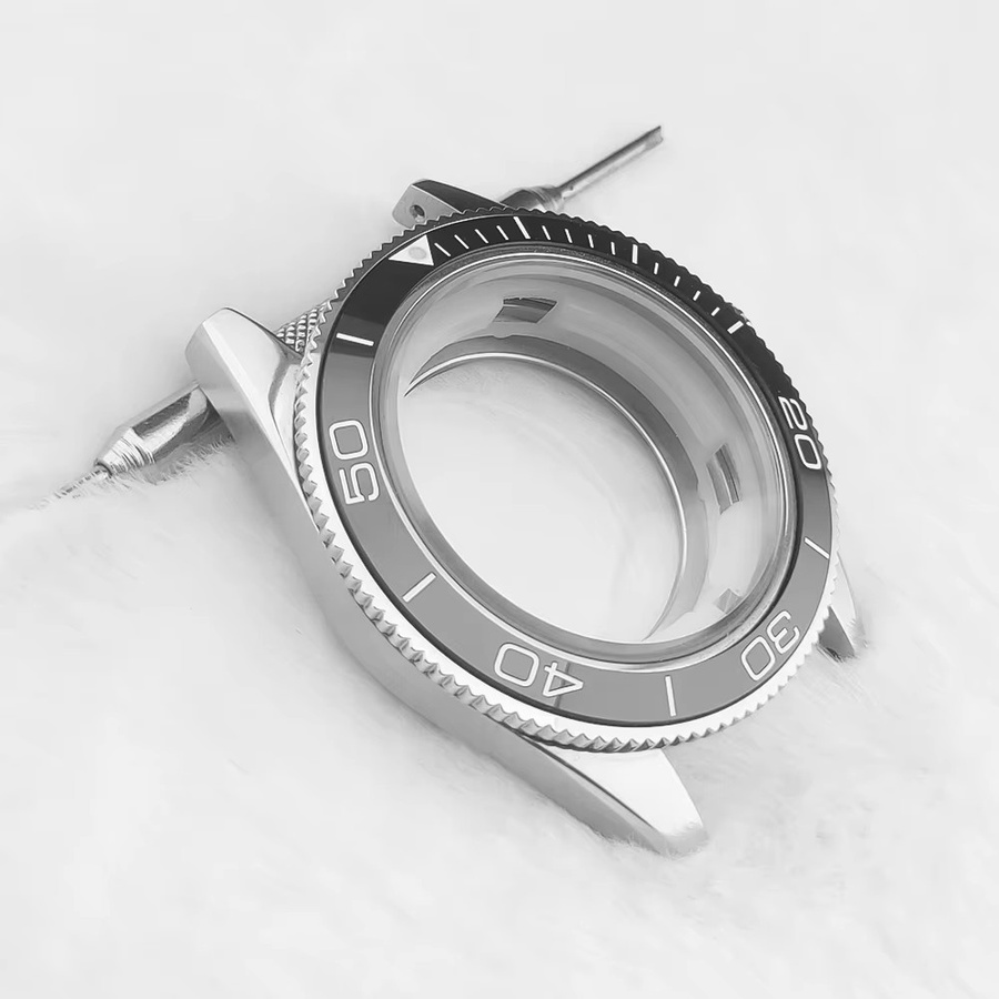 Neiton Uhrengehäuse, 41 mm, Schwarz, Saphirglas, passend für ETA 2836 2824 NH35/36 - Bild 2
