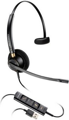 HP Poly EncorePro 515 Monaural Headset mit USB-A in Schwarz - Bild 1