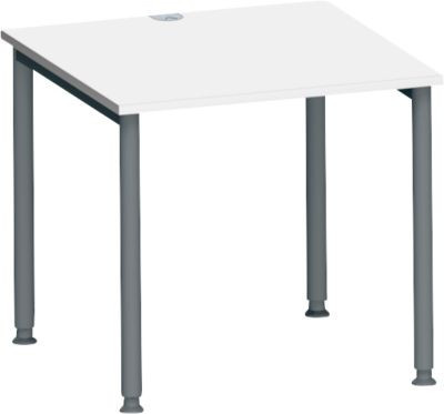 Schäfer Shop Genius Schreibtisch MODENA FLEX in Weiß/Anthrazit, B/T: 80 x 80 cm - Bild 1
