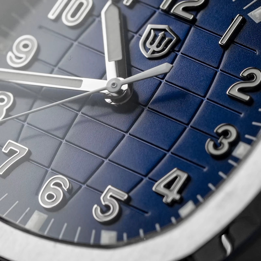 Watchdives Armbanduhr, Quarz, Edelstahl, 38 mm, Blau, Herren - Bild 6