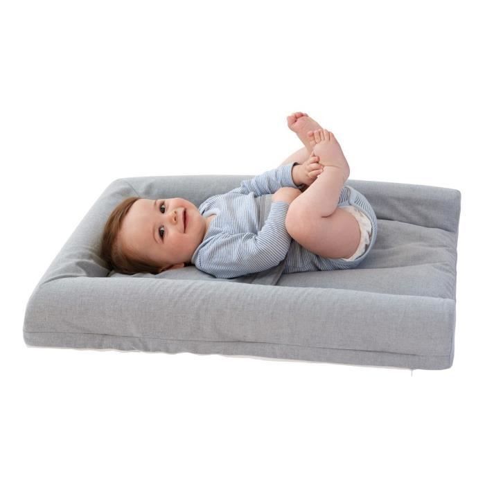 CANDIDE Wickelauflage Mat' Confort mit Haltegurt in Grau Melange, B/T: 70 x 50 cm - Bild 2