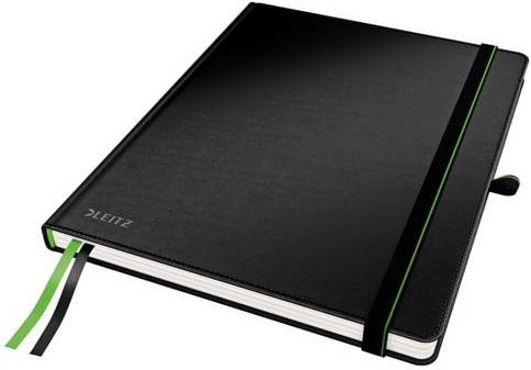 Leitz Complete Notizbuch B5 kariert Schwarz mit 80 Blatt Hardcover - Bild 1