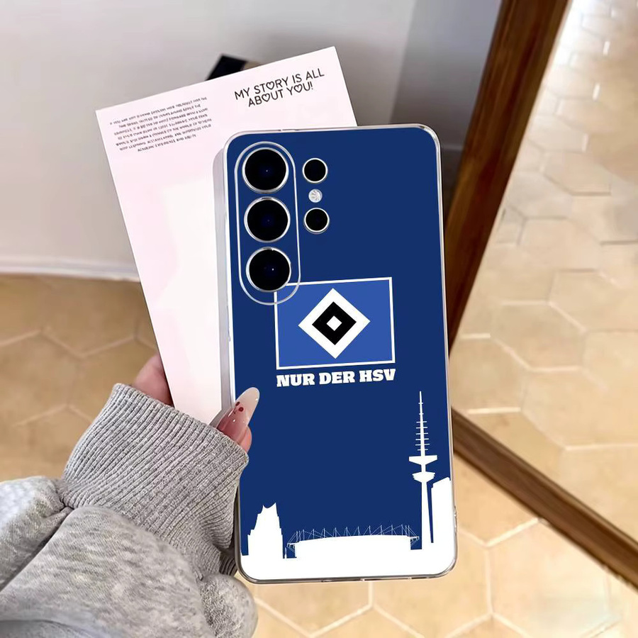 Transparente Handyhülle Hamburger SV HSV für Samsung Galaxy S25 S24 S23 S22 S21 S20 Ultra Plus FE Note 10 9 5G - Bild 2