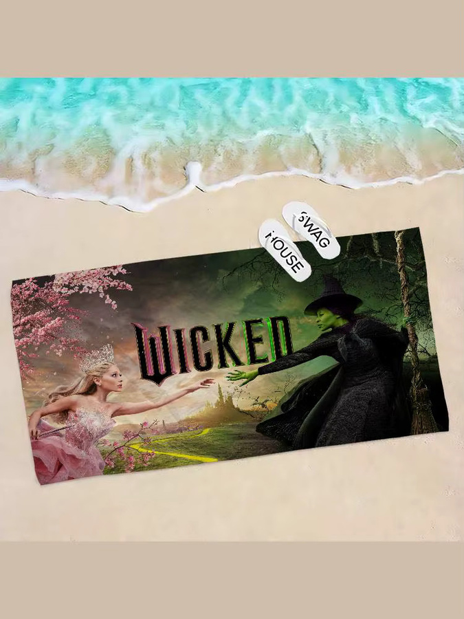 W-wicked Movie Mikrofaser-Strandtuch schnelltrocknend für Strand, Pool und Reisen - Bild 5