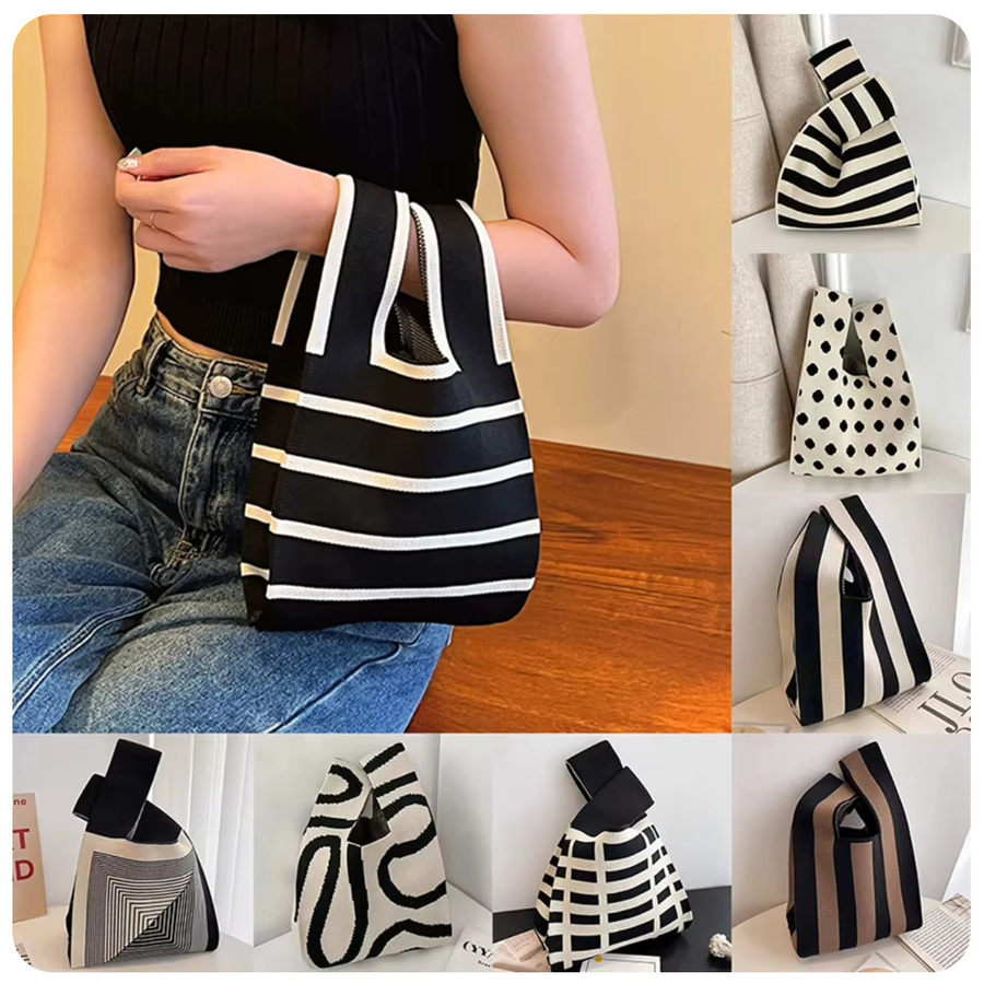 Moboons Strick Handtasche in Blau für Tablet, E-Book-Reader und Smartphone - Bild 4