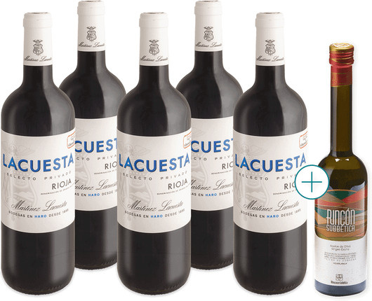 Bodega Martinez Lacuesta, Lacuesta, Tempranillo, trocken, 2021, Rotwein, 6 x 0,75 l - Bild 1