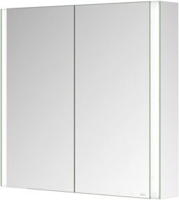 Keuco Spiegelschrank Somaris 2-türig in Weiß mit LED-Beleuchtung und Anti-Beschlag-Funktion, B/H/T: 80 x 71 x 12,7 cm - Bild 1