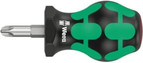 Wera 350 PH Kreuzschlitz Stubby Vergaserschraubendreher PH 3 x 25 mm multicolour - Bild 1