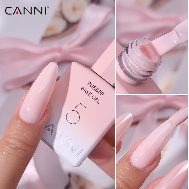 CANNI Nagelgelpoliermittel Jelly Pink, 9 ml, Semi Transparent - Bild 1