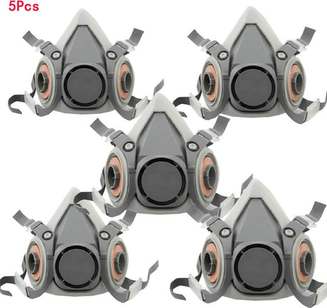3M Industrielle 6200 Halbmaske Atemschutzmaske in Grau passend für 3M 6001 6002 6004 Filter - Bild 1
