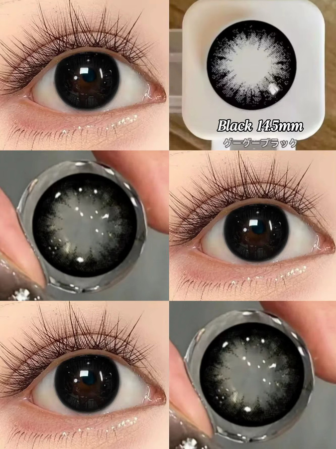 VISUASHOW Kontaktlinsen, Schwarz, Unisex - Bild 2