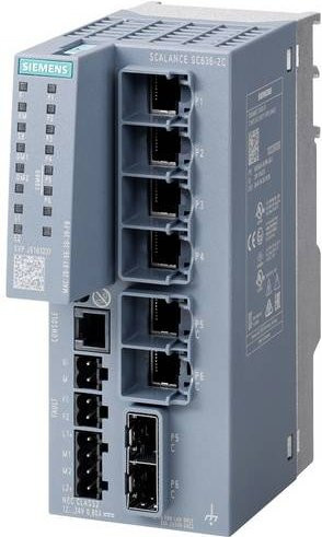 Siemens 6GK5636-2GS00-2AC2 Security-Element mit Ethernet/LAN in Grau - Bild 1