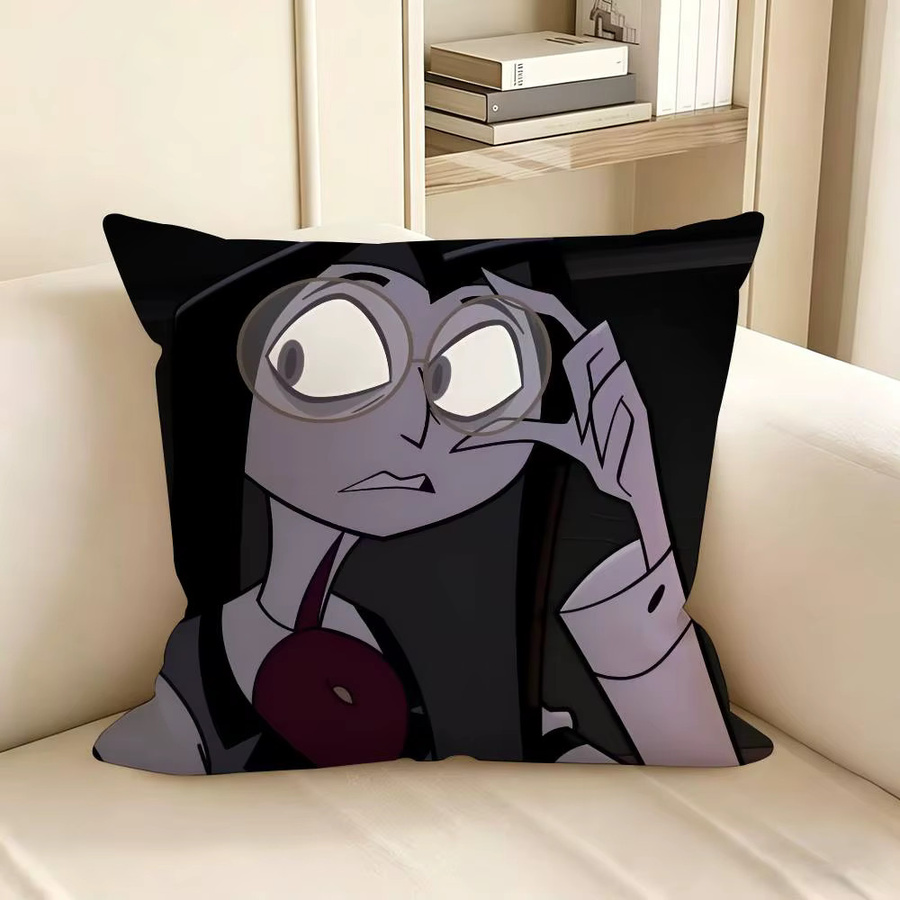 Quadratischer Kissenbezug Human Sir Pentious mit Grafikdesign, Mehrfarbig, B/B/B: 40 x 40 x 40 cm - Bild 5