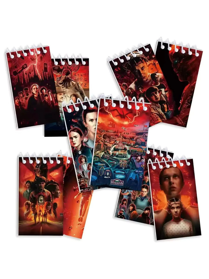 Bandai 10er-Set R Mini-Notizbücher mit Softcover, liniert, Multicolor - Bild 4