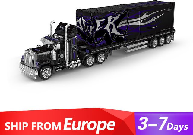barweer Heavy Truck Retro Auto, Klemmbausteine, 1531 Teile, ab 14 Jahren - Bild 1
