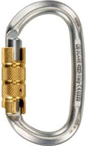 SKYLOTEC Karabiner PILLAR Steel TG Oval mit Triplex Twist-Lock in Silber - Bild 1
