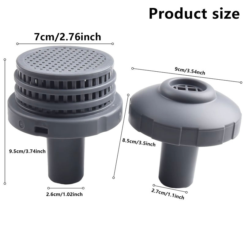 INTEX Schwimmbad Einlassdüse Schlauchanschluss 32mm und 1,25 Zoll als Ersatzkit für Pool Filter Anschlüsse - Bild 3