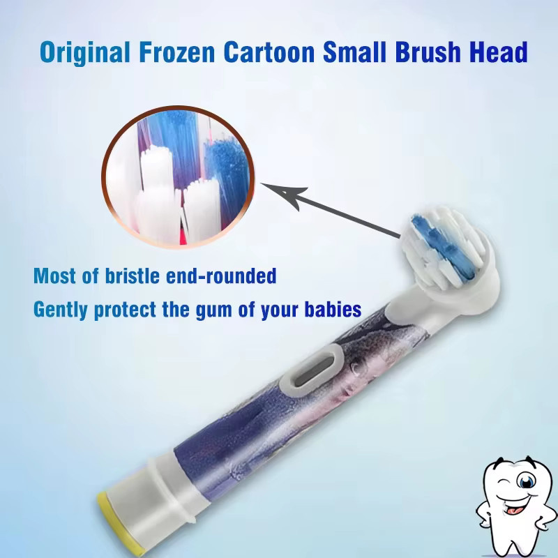 Oral B Kinder Ersatzkopf Elektrische Zahnbürste, Weiche Borsten, Multicolour - Bild 2