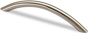 Hettich Möbelgriff Vada VA in Silber gebürstet aus Edelstahl, Breite: 224 mm, Tiefe: 10 mm - Bild 1