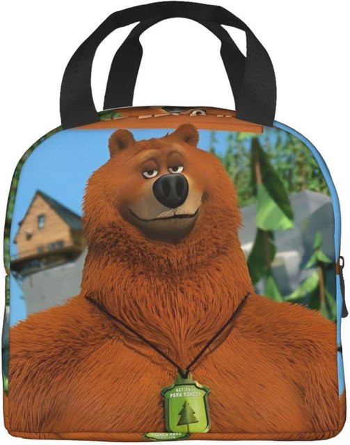 Thermisch isolierte Lunchtasche von Fancy Style Studio mit Grizzy und den Lemmingen in Multicolour - Bild 1