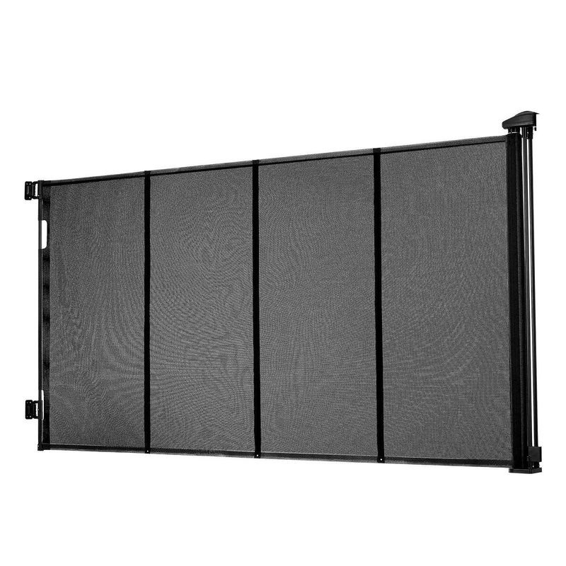 Einziehbares Babygitter von Buying Solutions, MB, Schwarz, Roll-up Netz-Hundegitter, erweiterbar auf Breite: 320 cm, Höhe: 98 cm - Bild 9