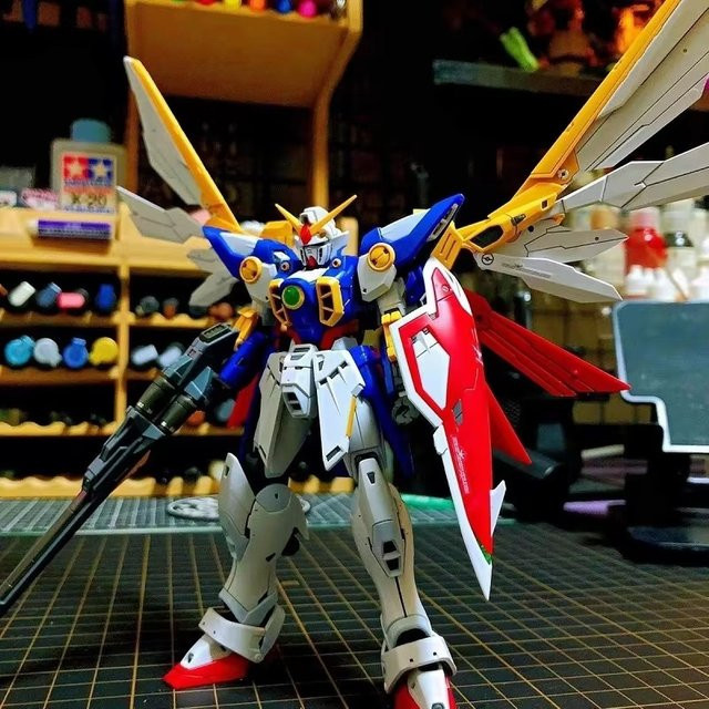TAKARA TOMY EW HG 1/144 Wing XXXG-01W Zero Type Hairless Prototyp Bausatz, Actionfiguren - Bild 1