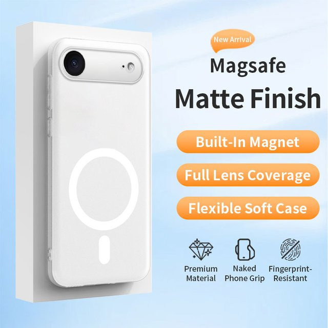 Fudusaidman MagSafe TPU-Silikonhülle für Google Pixel 10 10A 9 9A 8 8A 7 7A Pro XL, transparent, matt und weich - Bild 1