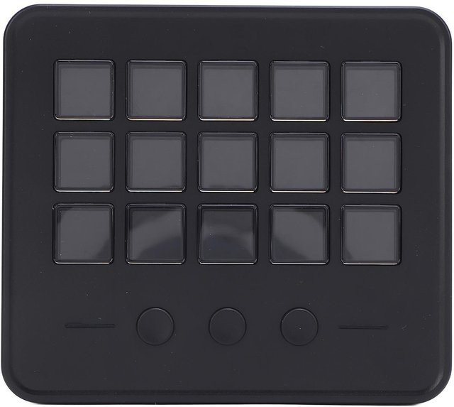 OutsideWorld Studio Controller mit 15 anpassbaren LCD-Tasten in Schwarz für Gaming und Workflow-Makros - Bild 1