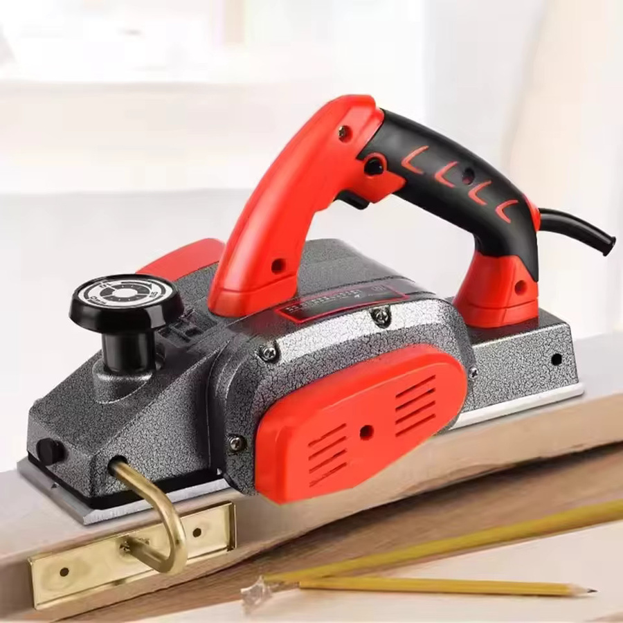 Lpnove Elektrischer Hobel 1600W Hochleistungs-Holzfräse und Schnitzmaschine in Rot - Bild 3
