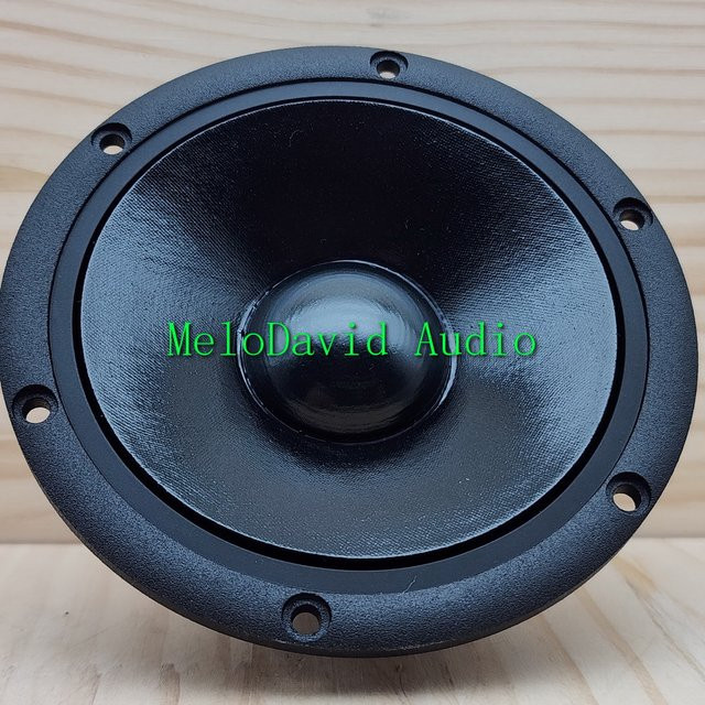 MeloDavid Black Pearl Studio 3,5 Zoll Ultra-Papierkegel-Lautsprecher Set in Schwarz, 2 Stück - Bild 1