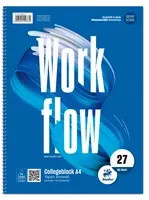 Staufen Collegeblock Style Workflow DIN A4 liniert mit Rand in Blau - Bild 1