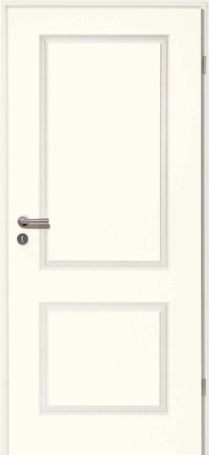 GetaDoor Zimmertür Brillant Classic 4002 in Weiß, Landhausstil, Anschlag Rechts, B: 73,5 cm, H: 198,5 cm - Bild 1