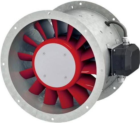 Helios Rohrlüfter 2277 in Silber mit 7640 m³/h und 400V - Bild 1