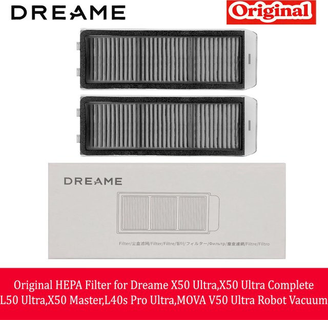 Original HEPA-Filter für Dreame Roboterstaubsauger X50 Ultra, X50 Ultra Complete, L50 Ultra, X50 Master, L40s Pro Ultra und MOVA V50 Ultra in Weiß - Bild 1