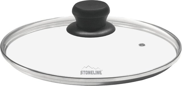 STONELINE Glasdeckel für Kochgeschirr, transparent, Durchmesser: 28 cm - Bild 1
