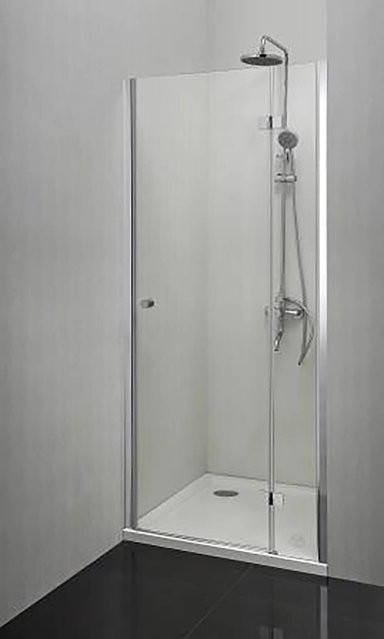 Sanotechnik Schwingtür Smartflex Glas transparent rechts B: 86,5 cm, H: 195 cm, T: 88,5 cm - Bild 1