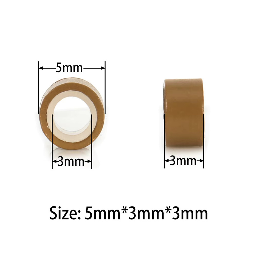 Soul Queen Silikon Micro Link Ringe, 1000 Stück, 5mm, Gefütterte Perlen - Bild 2