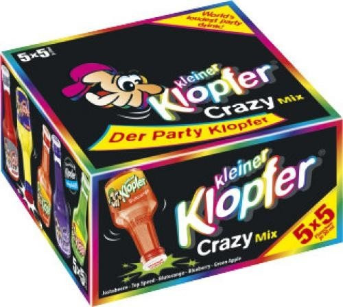 Kleiner Klopfer, Likör & Aperitif, Crazy Mix, 25 x 0,02 l