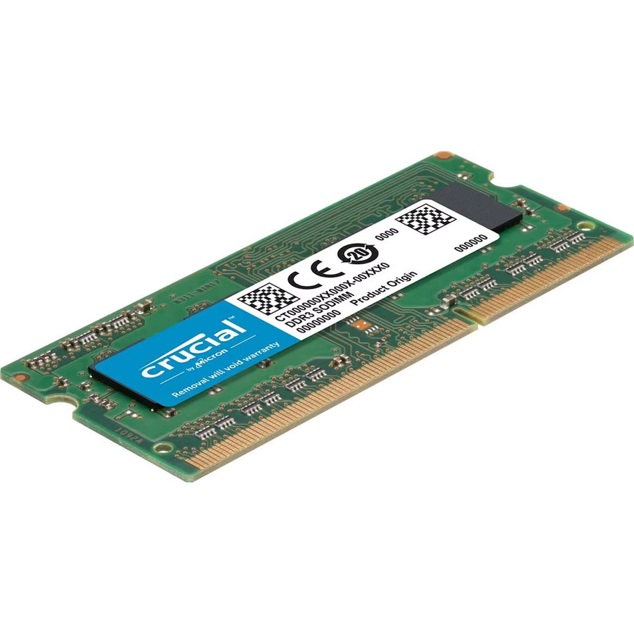 Crucial Memoria RAM DDR3L 16 GB 1600 MHz PC3L-12800S 204Pin 1,35 V SODIMM Speicher für Laptop und Notebook in Grün - Bild 2