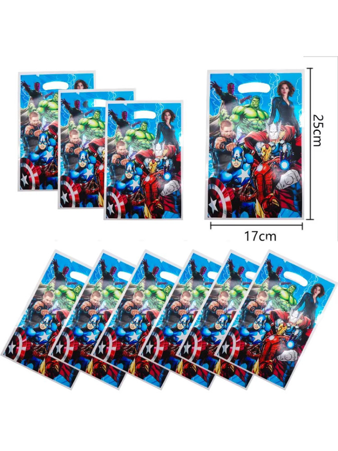 Hasbro The Avengers Party-Geschenktüten mit Griffen, 10/20/30 Stück - Bild 3