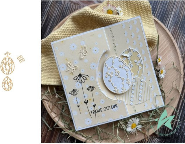 Ziyu Eier-Schneideformen und Stempel Set in Multicolour für DIY-Scrapbooking und Fotoalben - Bild 1