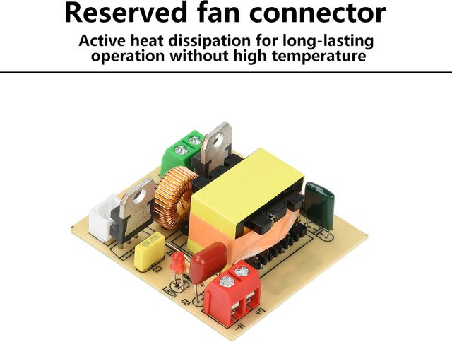 Aideepen Boost-Wechselrichtermodul 100 W, DC 12–16,8 V bis 220 V, universeller Solarpanel-Wechselrichter für den Außenbereich, DIY-Elektronik-Kit, multicolour - Bild 1