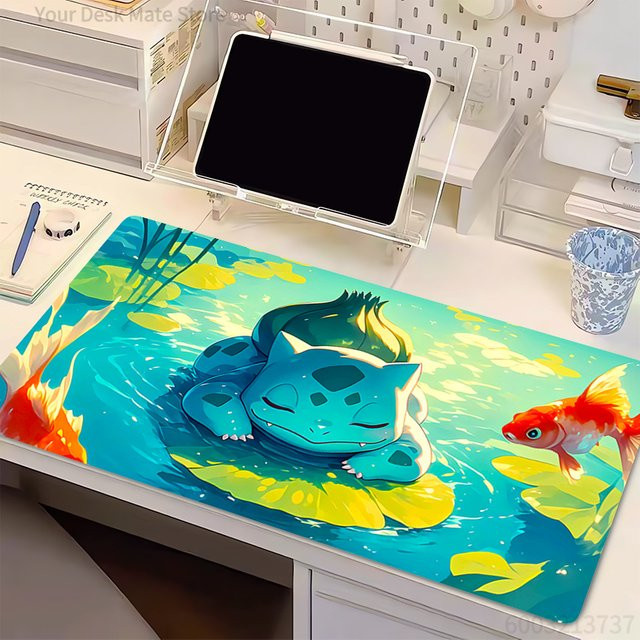 Bandai E-Sport-Mauspad Pokemon Bulbasaur in Multicolour aus flexiblem Gummi für Gamer und PC - Bild 1