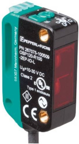 Pepperl+Fuchs Sensor OBP120-R100-2EP-IO-L 267075-100509 in Grün - Bild 1