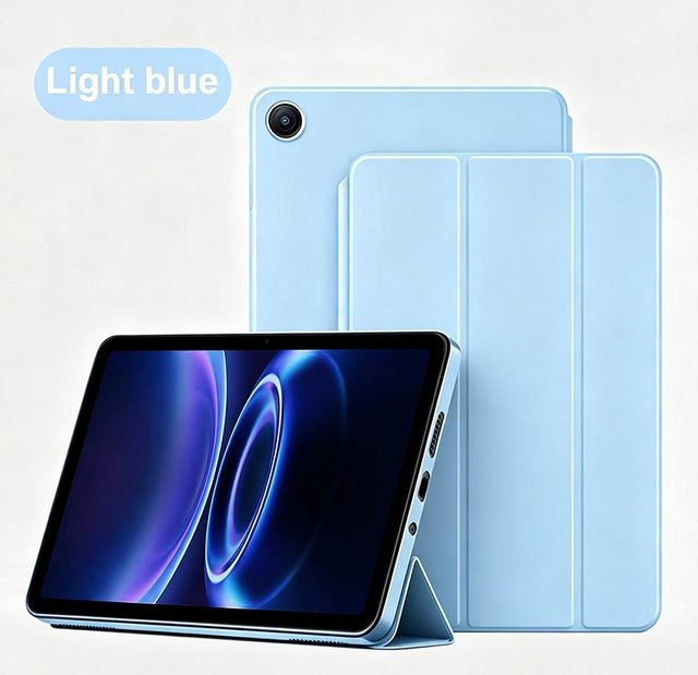 Xiaomi Schutzhülle für Redmi Pad SE 9,7 Zoll mit Faltständer und Auto Sleep/Wake Funktion aus weichem TPU Silikon in Blau - Bild 1