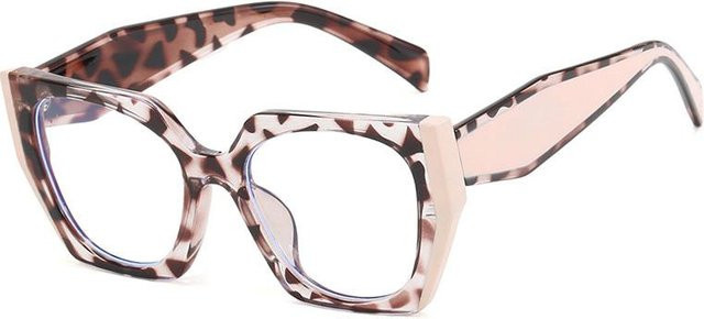 Fable Sonnenbrille Cat-Eye, Damen, Vollrand, Kunststoff, Multicolour, Braun - Bild 1