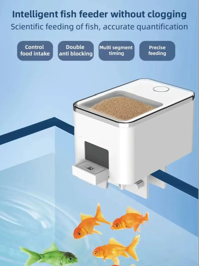 Weomg Automatischer Futterspender für Aquarien mit WLAN und Smartphone-App, weiß - Bild 6