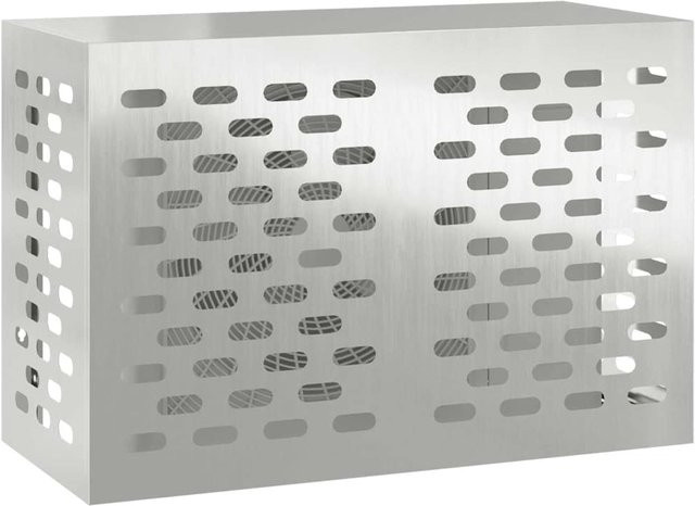 Klimaanlagenabdeckung aus verzinktem Stahl von VD Home Furnishing in Silber, B/T/H: 90 x 40 x 60 cm - Bild 1