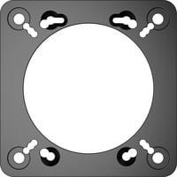 MOZA Multifunction Stalks Adapterplatte RS077 in Schwarz und Grau - Bild 1