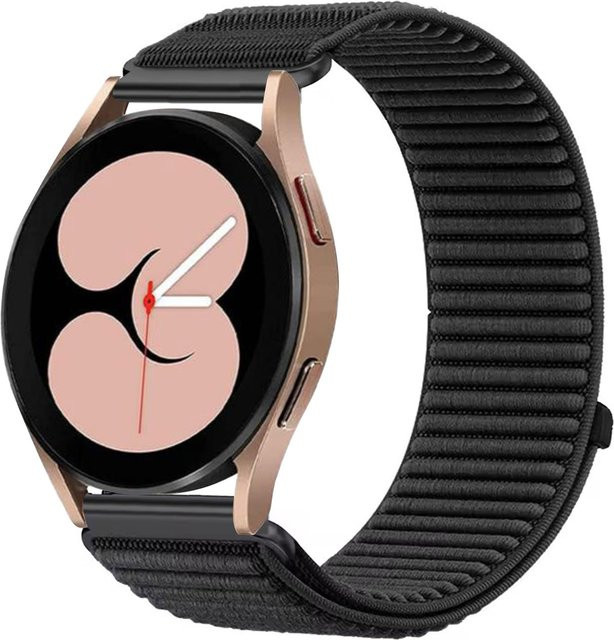 DAINU Uhrenarmband Nylon, Schwarz, Unisex - Bild 1